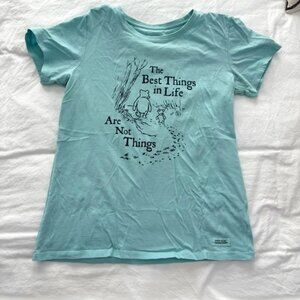 Life Is Good Winnie The Pooh Tee - The Best Things in Life Are Not Things - Sz M